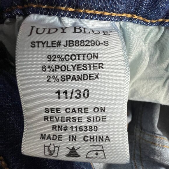 Judy Blue Jeans Women's 30x28* High Rise Slim Boot Cut Blue Stretch Denim Tag 30 - Picture 8 of 16
